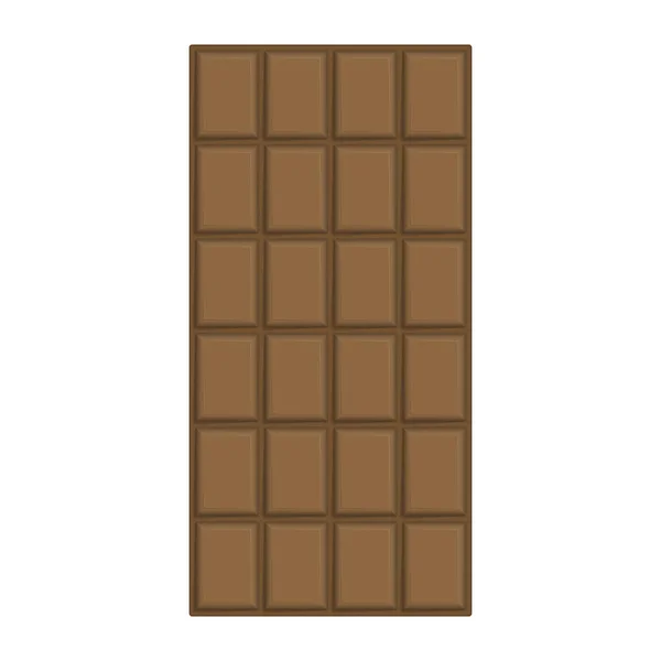 Barra de chocolate vector . — Archivo Imágenes Vectoriales