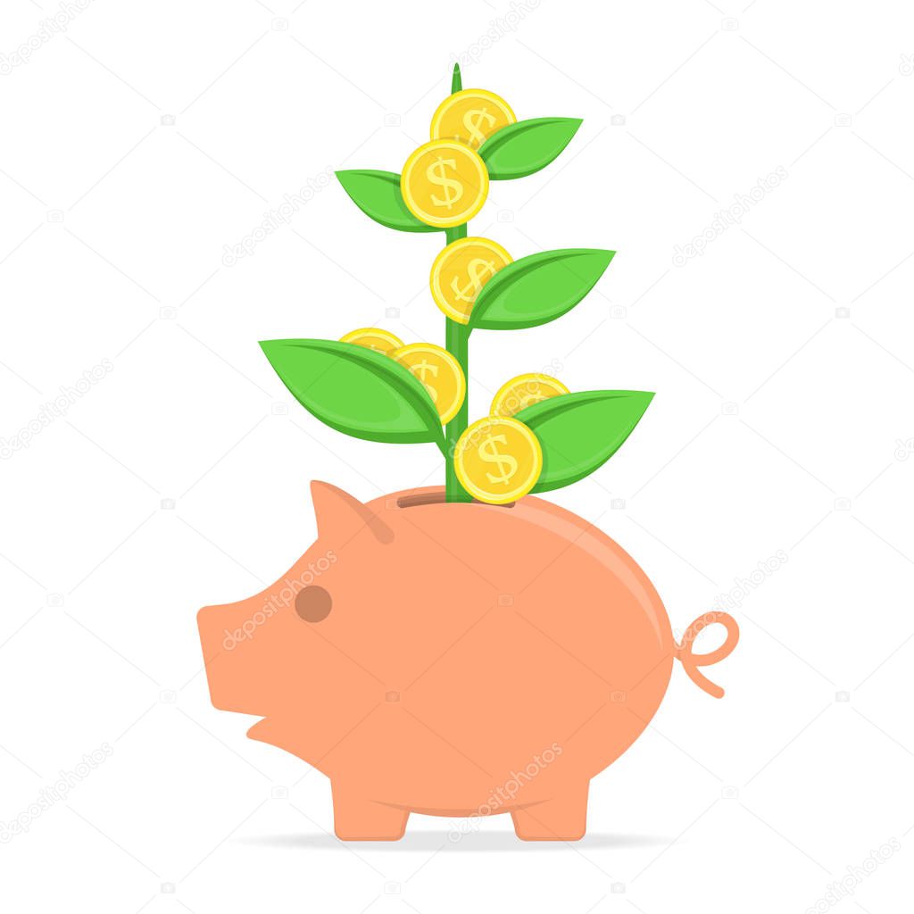 Vettoriale stockSalvadanaio con albero di monete . di ©art-sonik #179124518, image size:1024x1024
