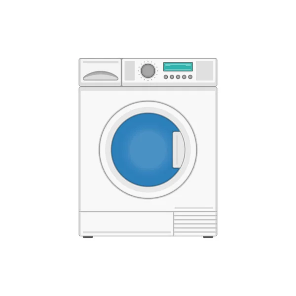 Máquina de lavar roupa automática . —  Vetores de Stock