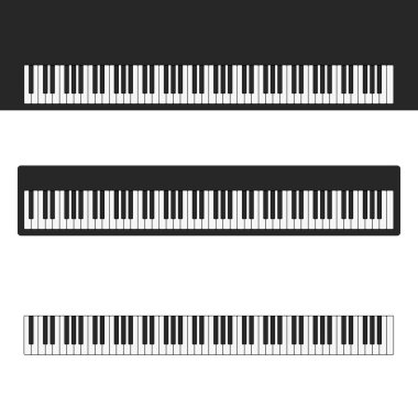 Piyano Klavye şekil