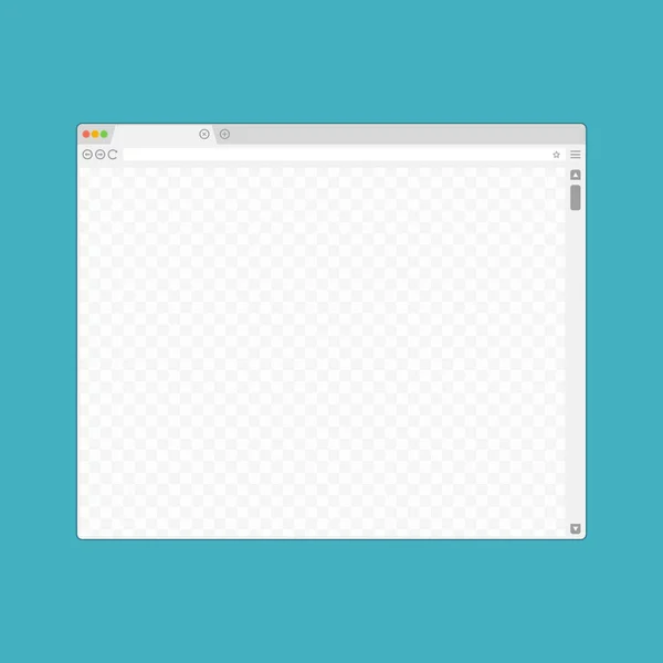 Вікно веб-браузера . — стоковий вектор