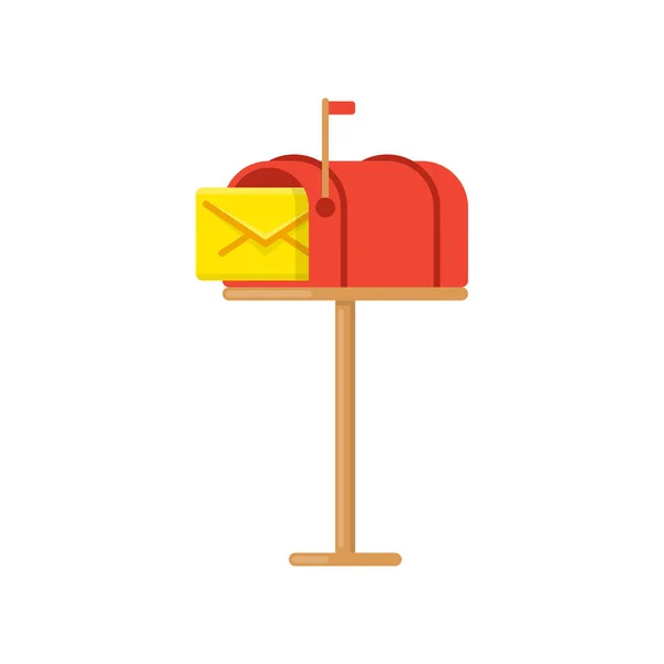 Poštovní box vektorové ilustrace. — Stockový vektor