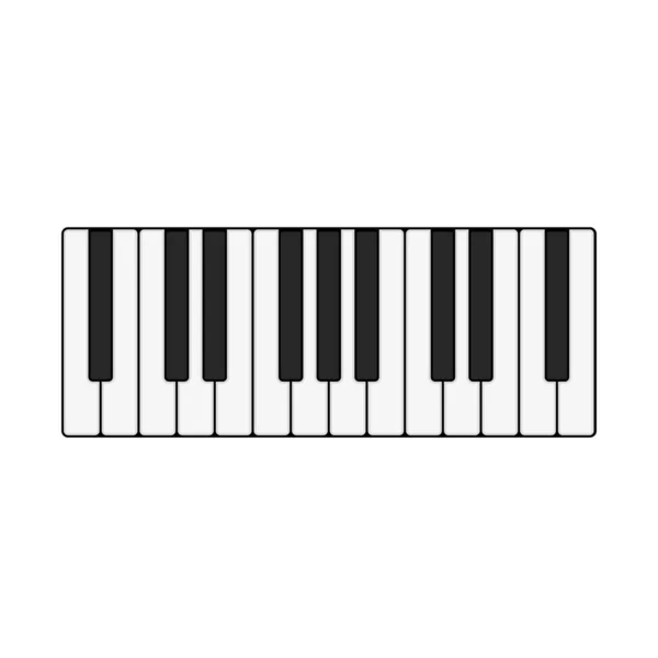 Vector piano klavier. — Stockvector