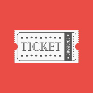 vektör bilet şablonu.