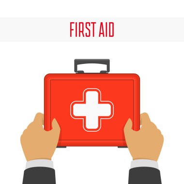 İlk yardım çantası.