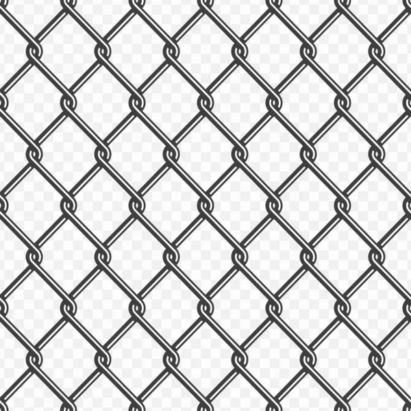 Chain link fence background. — Stock Vector