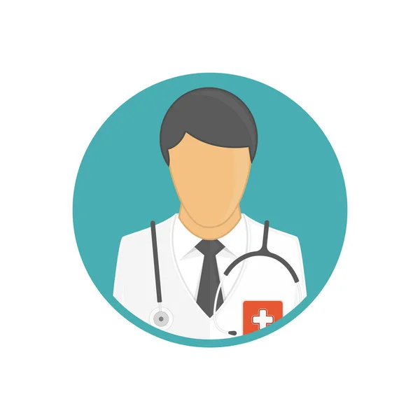 Medical doctor vector icon. — Stock Vector