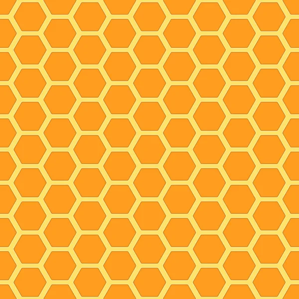 가시없는 꿀 덩어리 무늬. — 스톡 벡터