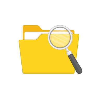 Büyüteci olan dizin.