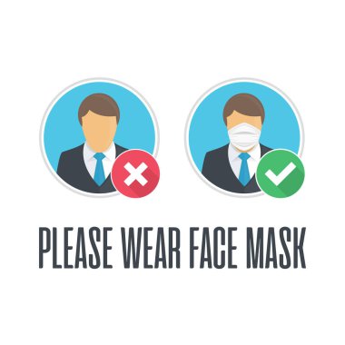 Lütfen yüz maskesi taşıyıcı kullanın.