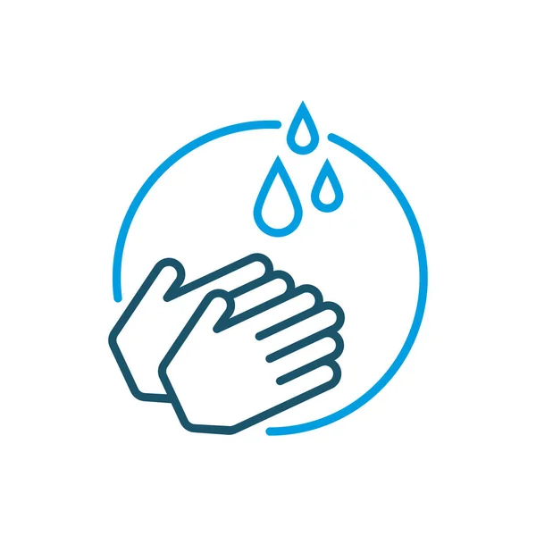Hand washing icon vector. — Stock Vector