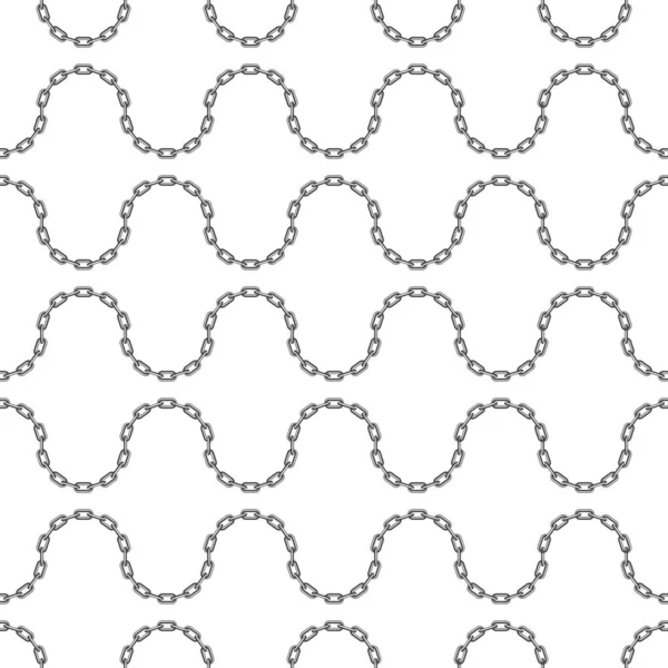 Black chain pattern. — Stock Vector
