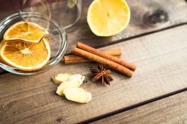 baharat ürün yelpazesine: tarçın, portakal, zencefil