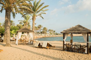 Resort on mediterranean sea, Paphos, Cyprus clipart