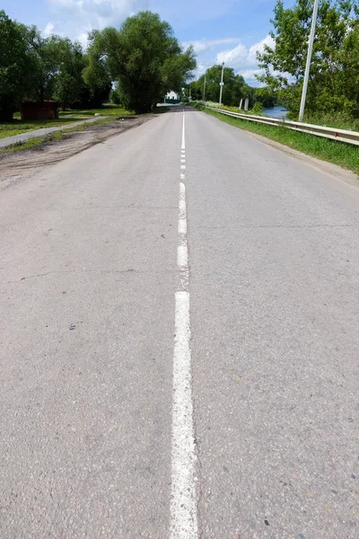 Straße mit Markierung — Stockfoto