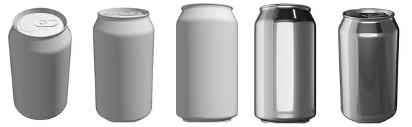 Set de plástico limpio lata — Foto de Stock