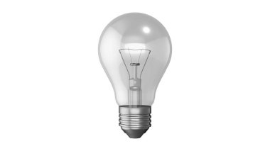 Ampul Işık lamba render