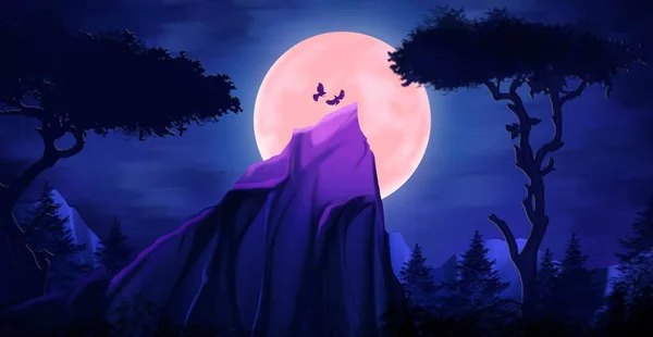 gece korku arka plan