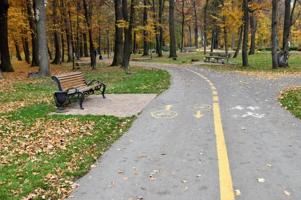 Malerischer Blick Auf Den Stadtpark Herbst — Stockfoto