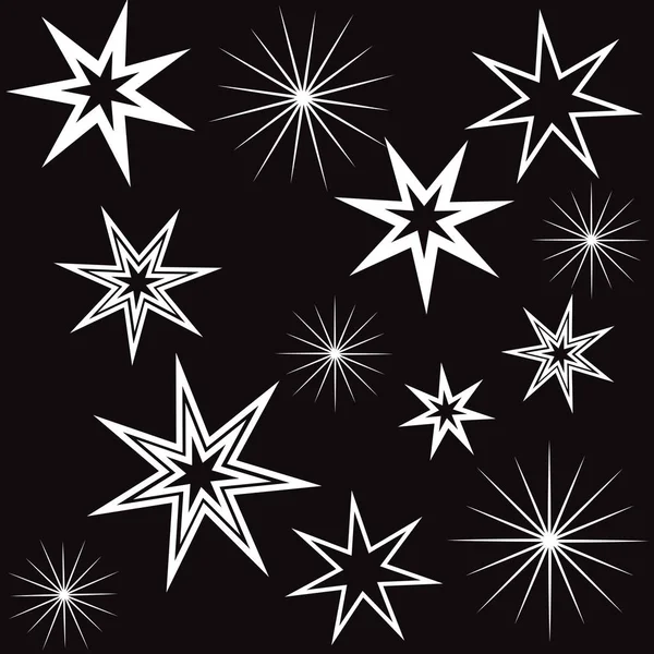 Estrela Bonita Arte Férias Ilustração Vetorial —  Vetores de Stock