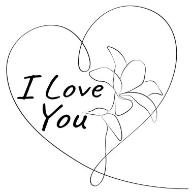  Çiçek Sanatı Vektörü İllüstrasyonlu Kalp