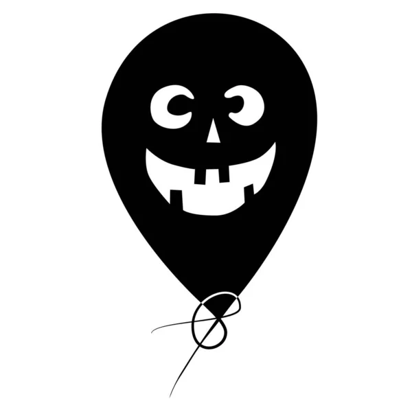 Cute Balloon Smile Face Vector Illustration — 스톡 벡터