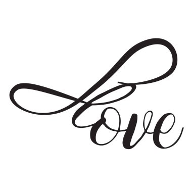 Siyah sonsuzluk işareti, vektör illüstrasyonu