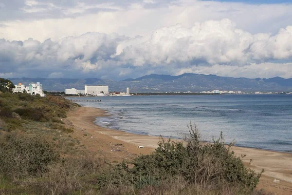 Schöne Meerseite Blick Zypern — Stockfoto