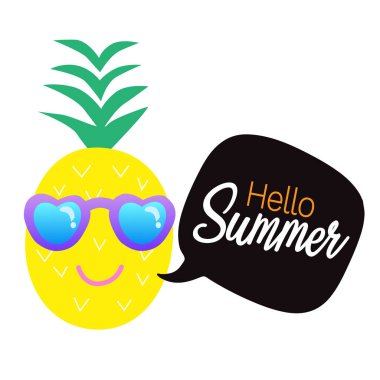 Ananas, Merhaba Yaz, Sanat İllüstrasyonu