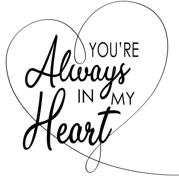  Beautiful, Line, Art, Heart, Vector Illustration