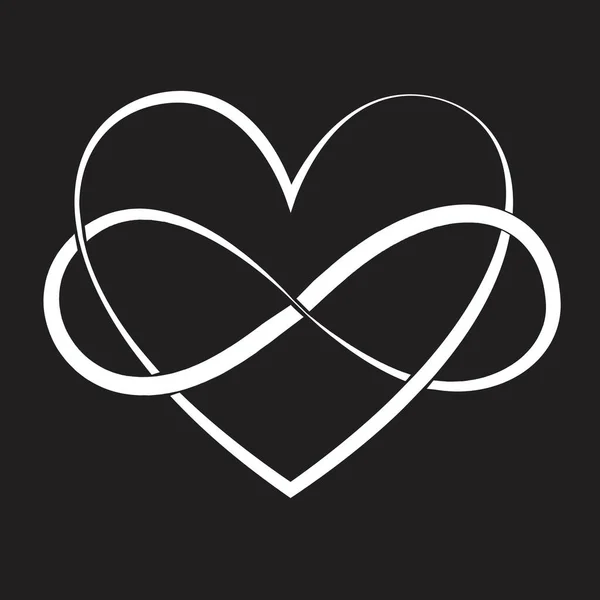 Елегантне Серце Символ Векторні Ілюстрації — стоковий вектор