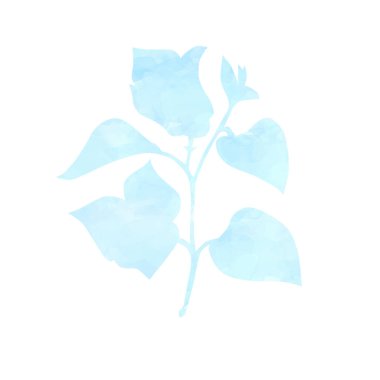 Aquarelle çiçek çizimi resim çizimi
