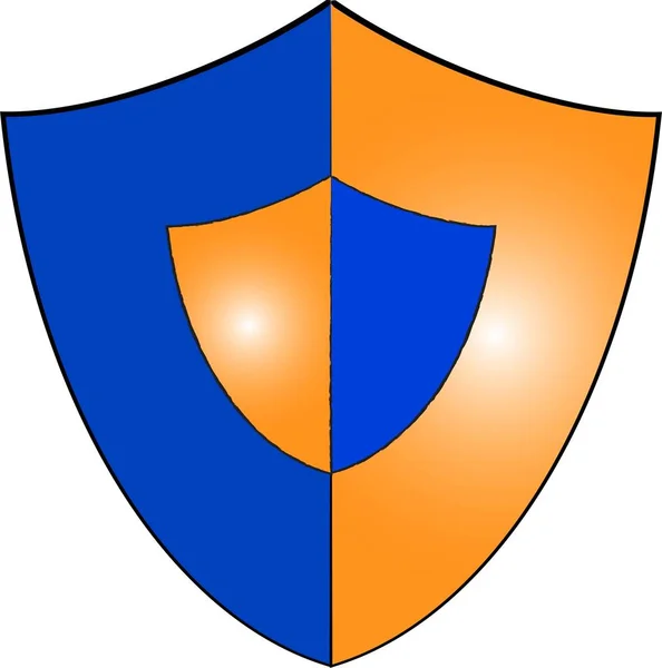 Bouclier, sécurité, protection — Image vectorielle