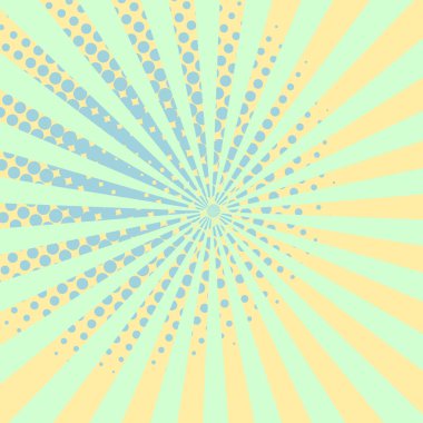 Sıcak turuncu pop sanat retro çizgi noktalı benekli plan vektör