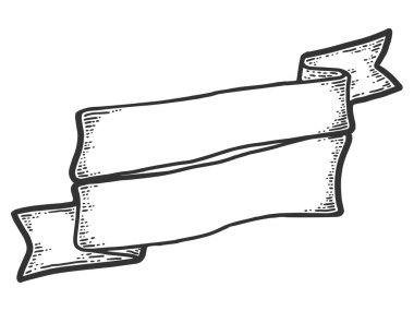 Tatil konusu, çift kurdele. Çizim tahtası taklidi.