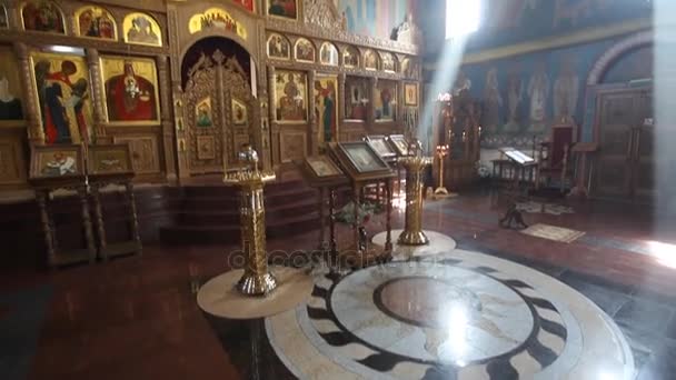 正教会のロシア ・ ベロボ 2017 年 5 月 24 日: パノラマ — ストック動画