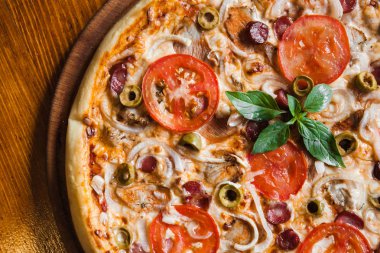 Lezzetli ve güzel pizza