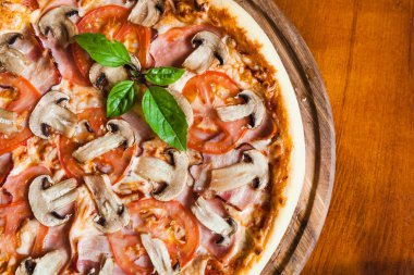 Lezzetli ve güzel pizza