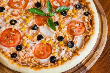 Lezzetli ve güzel pizza