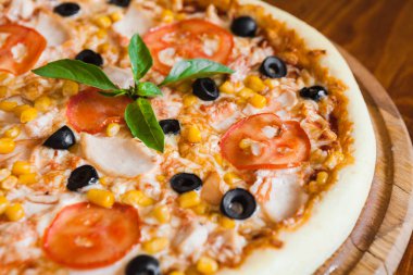 Lezzetli ve güzel pizza