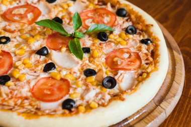 Lezzetli ve güzel pizza