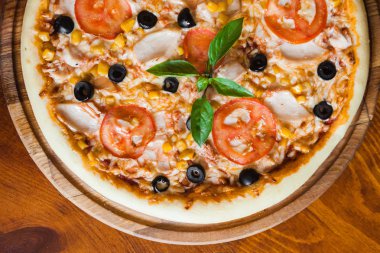 Lezzetli ve güzel pizza