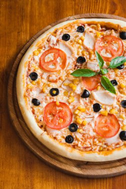 Lezzetli ve güzel pizza