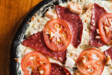 Lezzetli ve güzel pizza