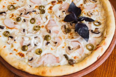 Lezzetli ve güzel pizza