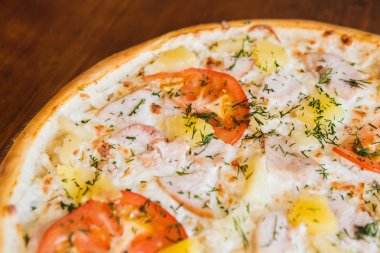 Lezzetli ve güzel pizza