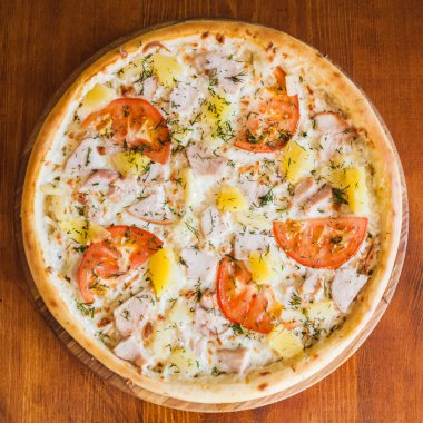 Lezzetli ve güzel pizza