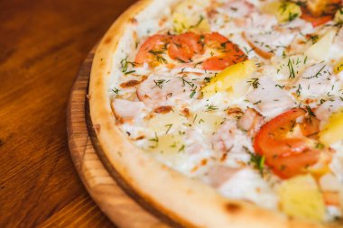 Lezzetli ve güzel pizza