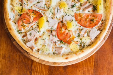 Lezzetli ve güzel pizza