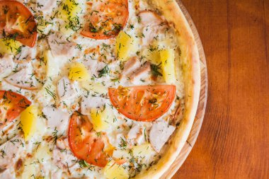 Lezzetli ve güzel pizza